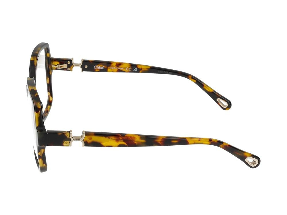 Chloé Havana Ch0335o Acetate Square Eyeglasses