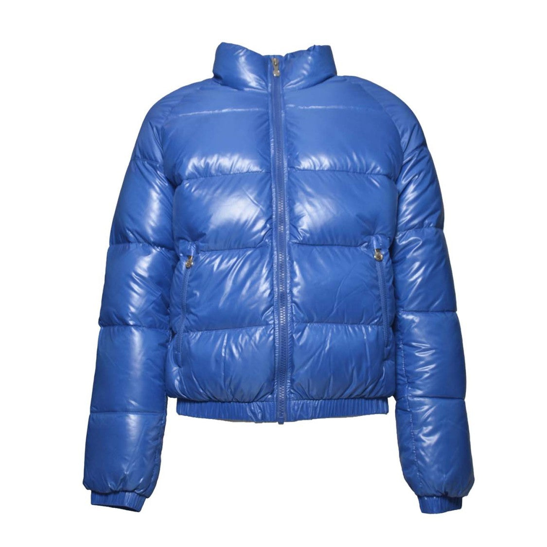 Pyrenex Light Blue Shiny Nylon Vintage Mythic Puffer Jacket