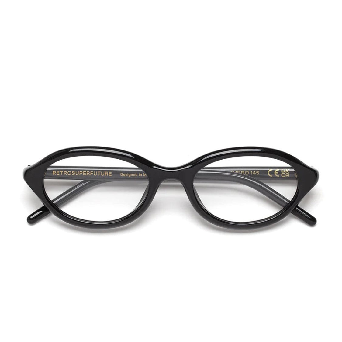 Retrosuperfuture Black Numero 145 Acetate Glasses