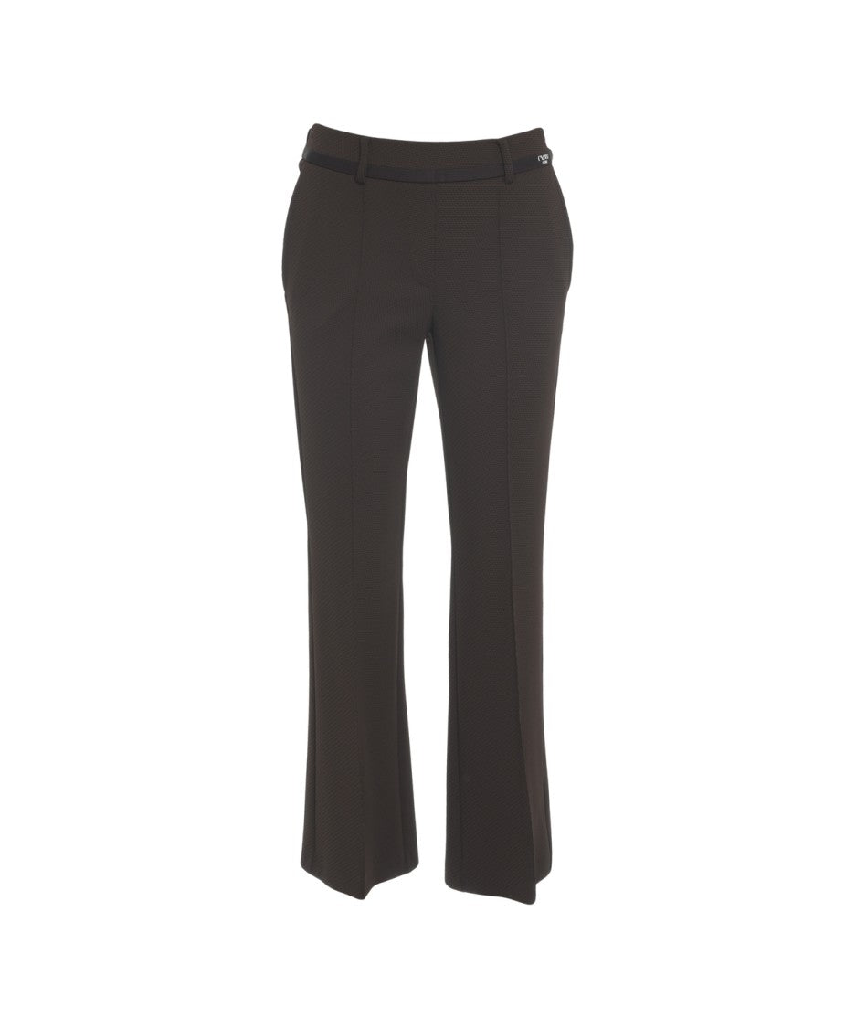 Cambio Brown Chinos With Tailored Pleats And Classic Straight Cut