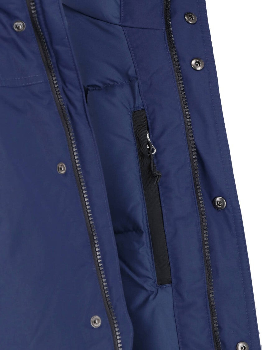 The North Face Blue Mcmurdo Faux Fur Hooded Jacket