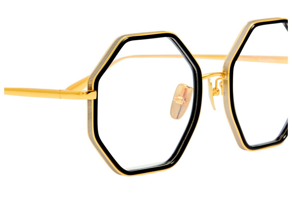 Linda Farrow Gold Lfl1709 Minimalist Titanium Eyeglasses