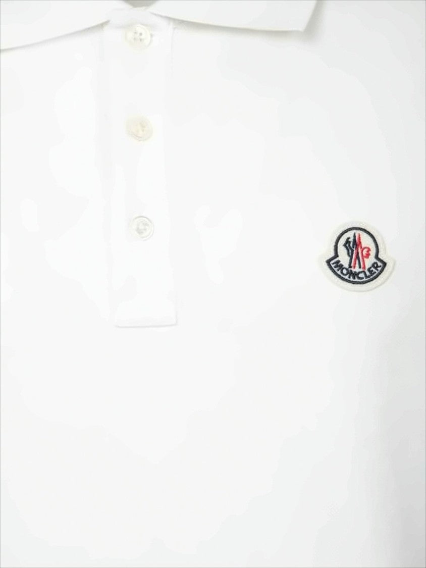 Moncler Classic Short-Sleeve Polo Shirt With Embroidered Logo Patch