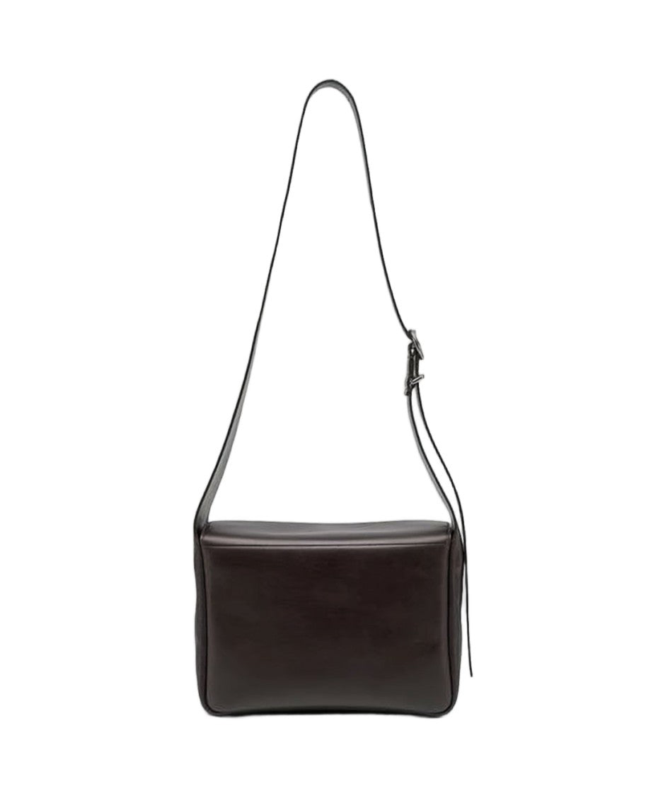 Jil Sander Smooth Polished Rectangular Shoulder Bag