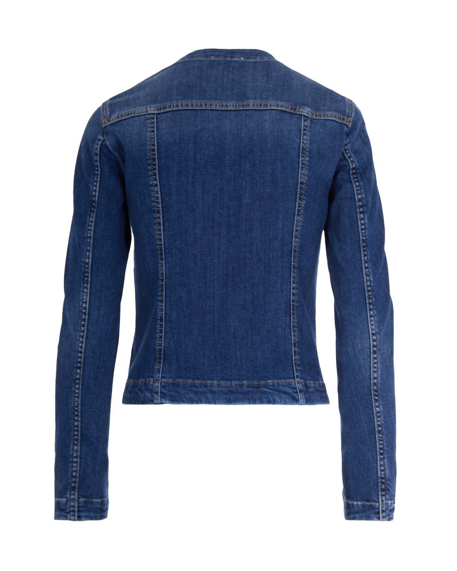 Liu Jo Denim Jacket With Logo Buttons