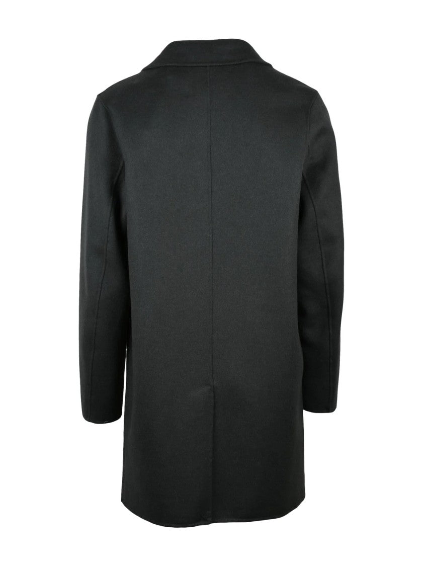 Amaranto Mid-Length Tailored Wool And Cashmere Coat