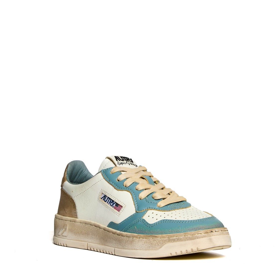 Autry Vintage-Inspired Low-Top Sneakers With Textured Finish