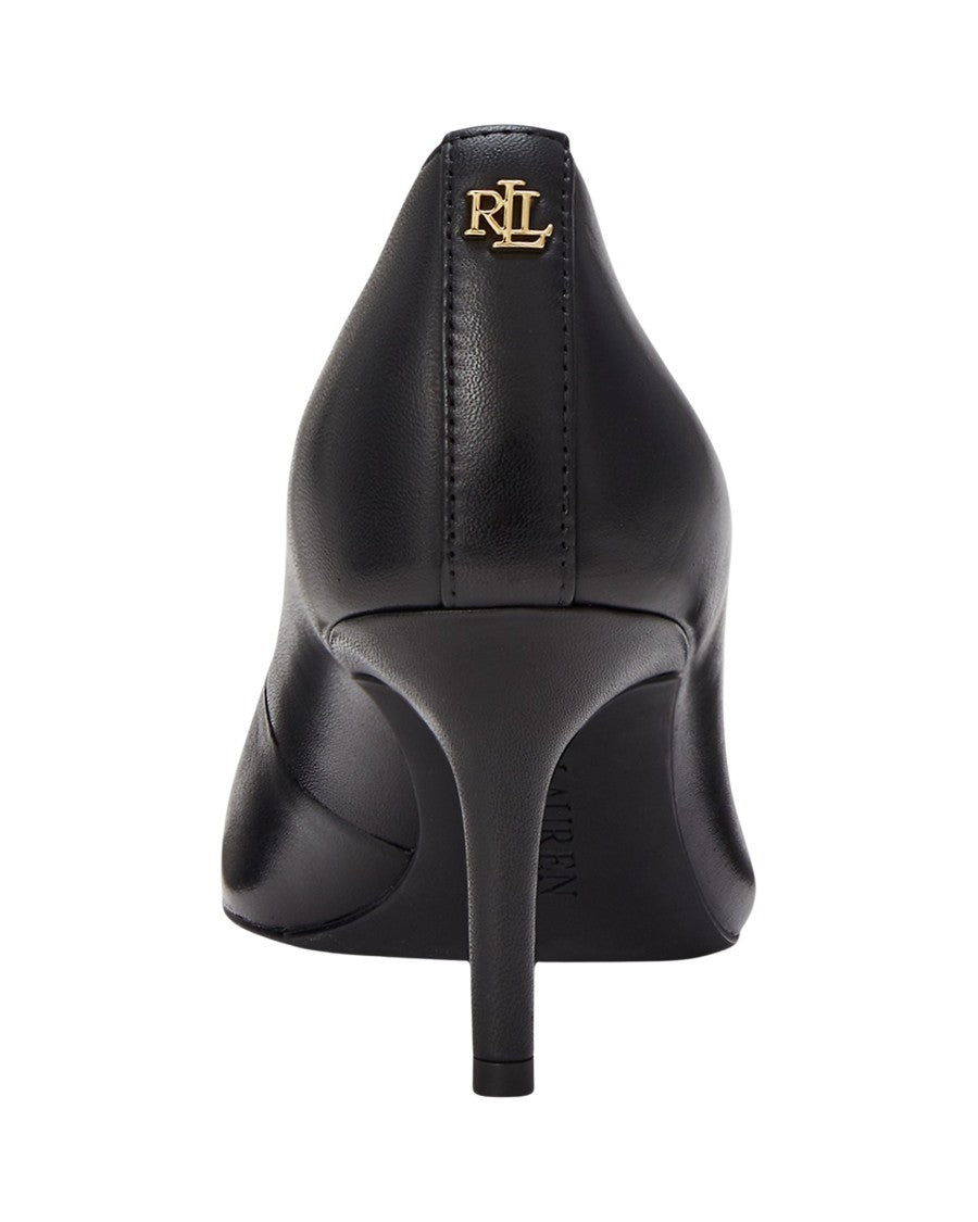 Lauren Ralph Lauren Closed-Toe Leather Pumps With Refined Silhouette