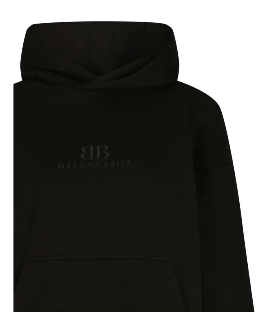 Balenciaga Embroidered Double B Logo Hoodie