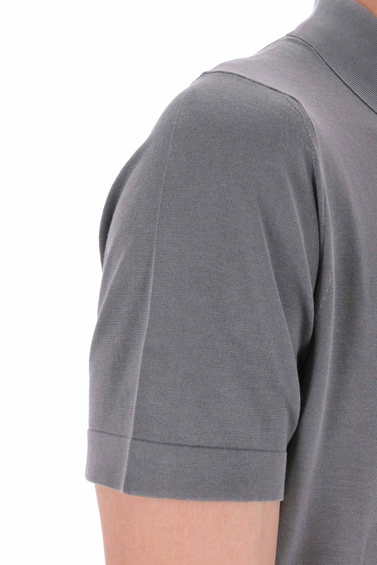 Drumohr Frosted Cotton Polo