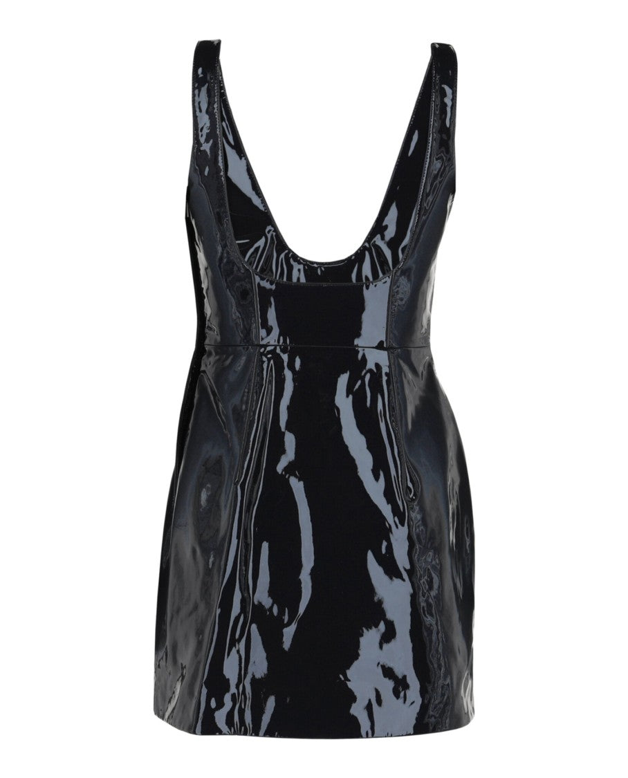 Ferragamo Patent Leather Mini Dress