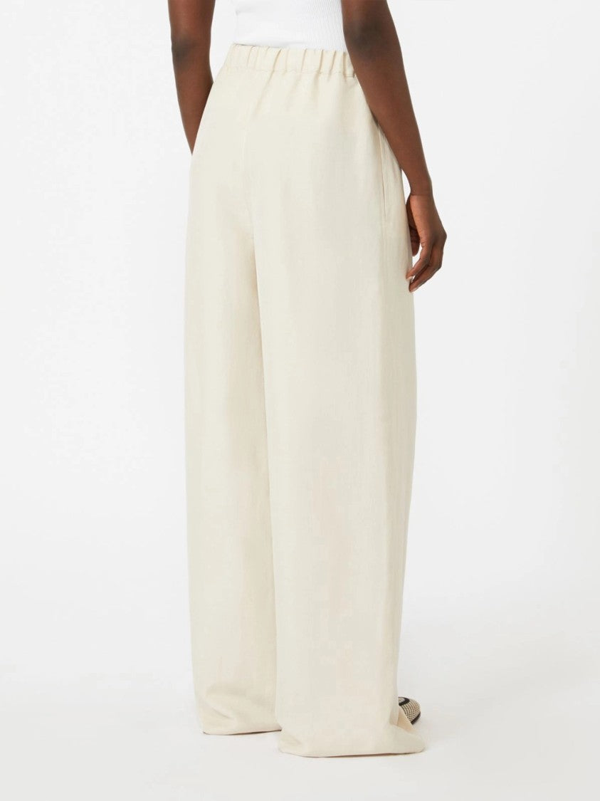 Max Mara Wide-Leg Pants With Elastic Waistband