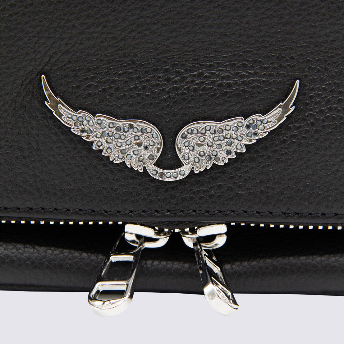 Zadig & Voltaire Black Leather Rock Ii Shoulder Bag