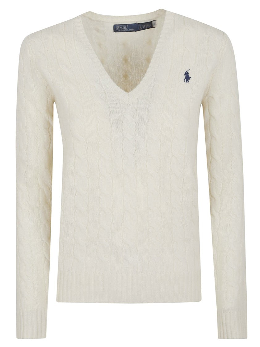 Polo Ralph Lauren Cable-Knit V-Neck Sweater
