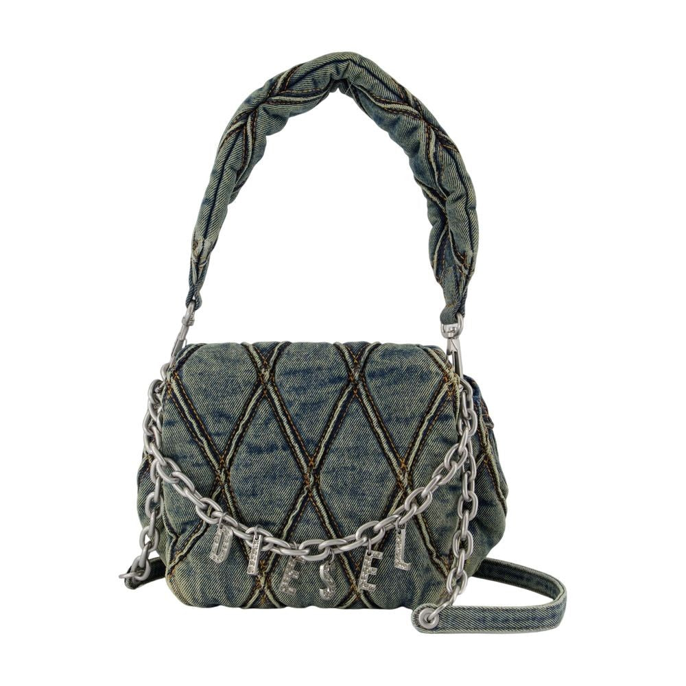 Diesel Char- D Small Shoulder Bag - Cotton - Blue