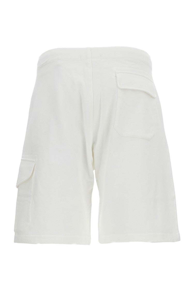 C.P. Company Diagonal Raised Fleece Cargo Sweatshorts