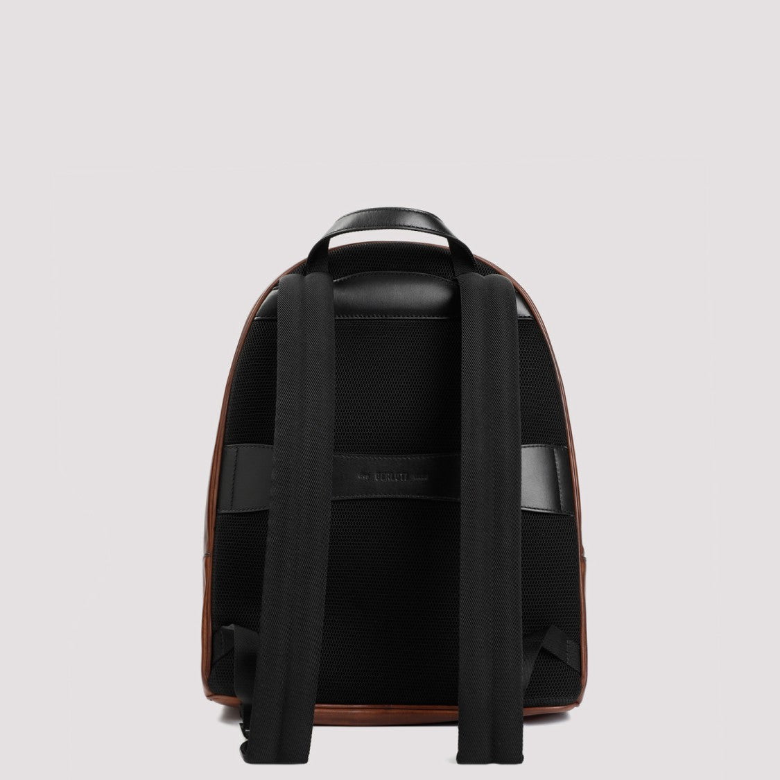 Berluti Cocoa Leather Backpack With Padded Straps