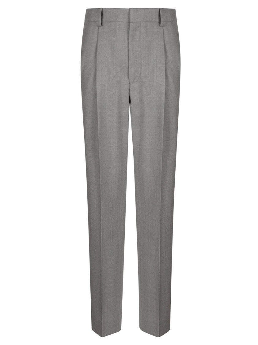 Victoria Beckham Straight-Leg Trousers With Tailored Silhouette And Subtle Sheen