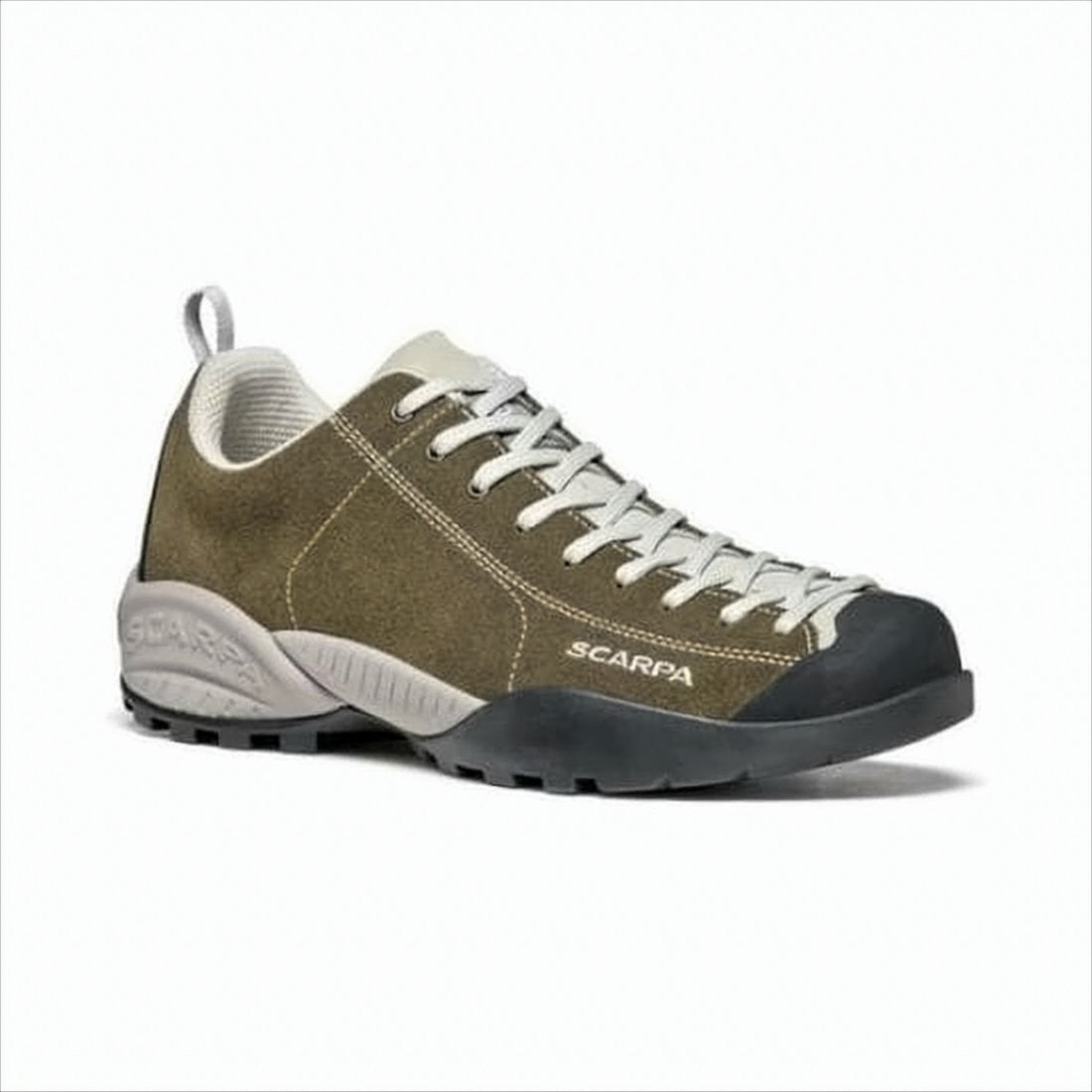 Scarpa Brown Suede Sneakers With Leather Accents