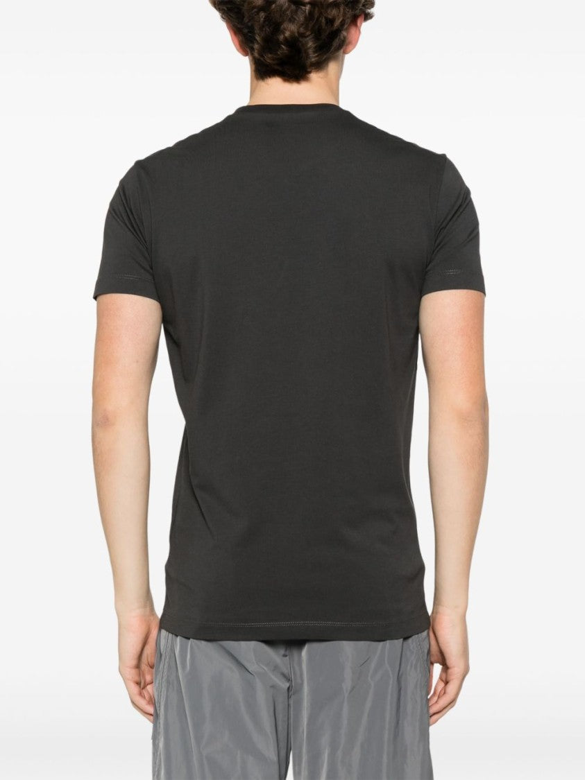 Dsquared2 Graphite Grey Cotton Jersey T-Shirt