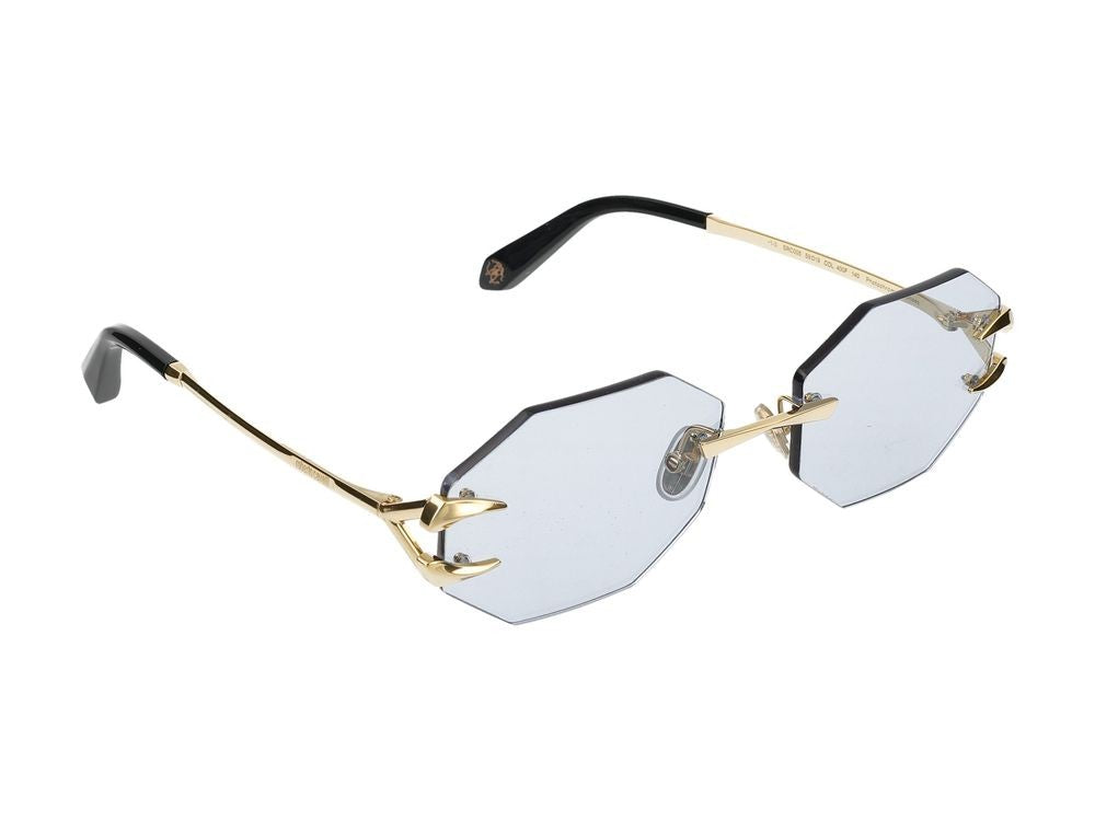 Roberto Cavalli Sunglasses Src005 400F Shiny Yellow Gold 59/19/140
