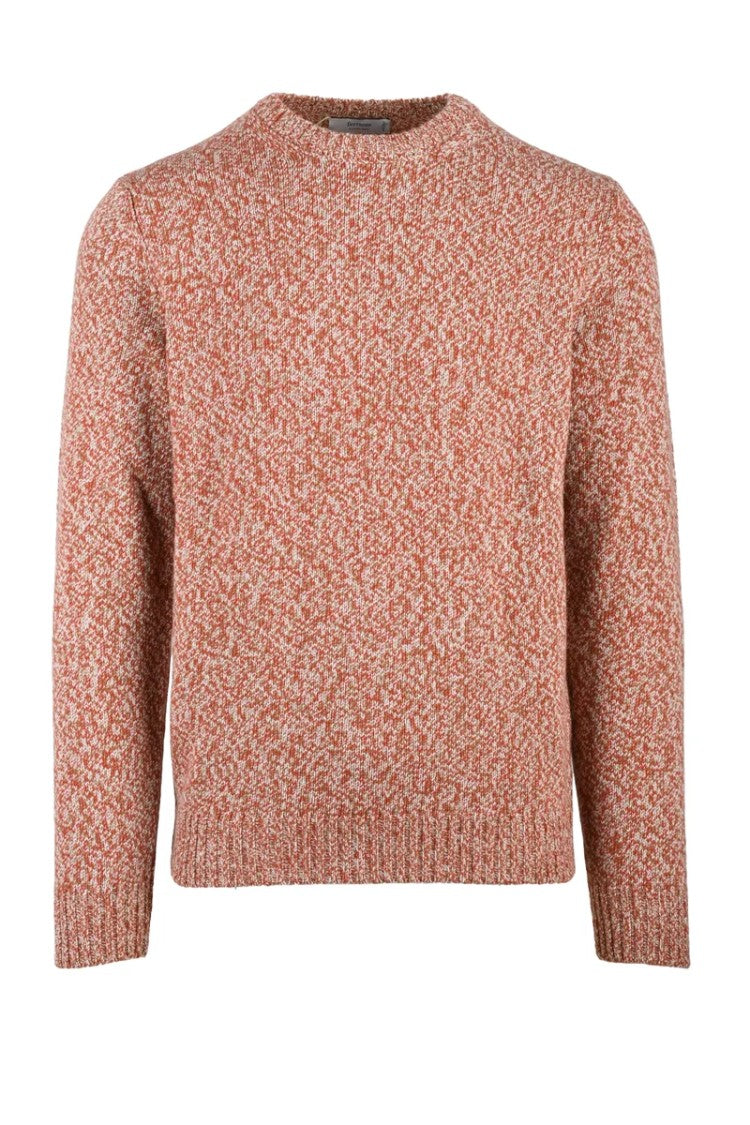 Ferrante Royal Red Ferrante Royal Red Crew Neck Sweater - Brown