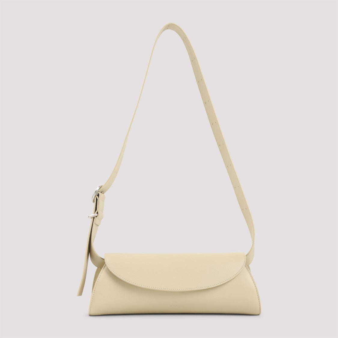 Jil Sander Teak Lamb Leather Sm Cannolo Handbag