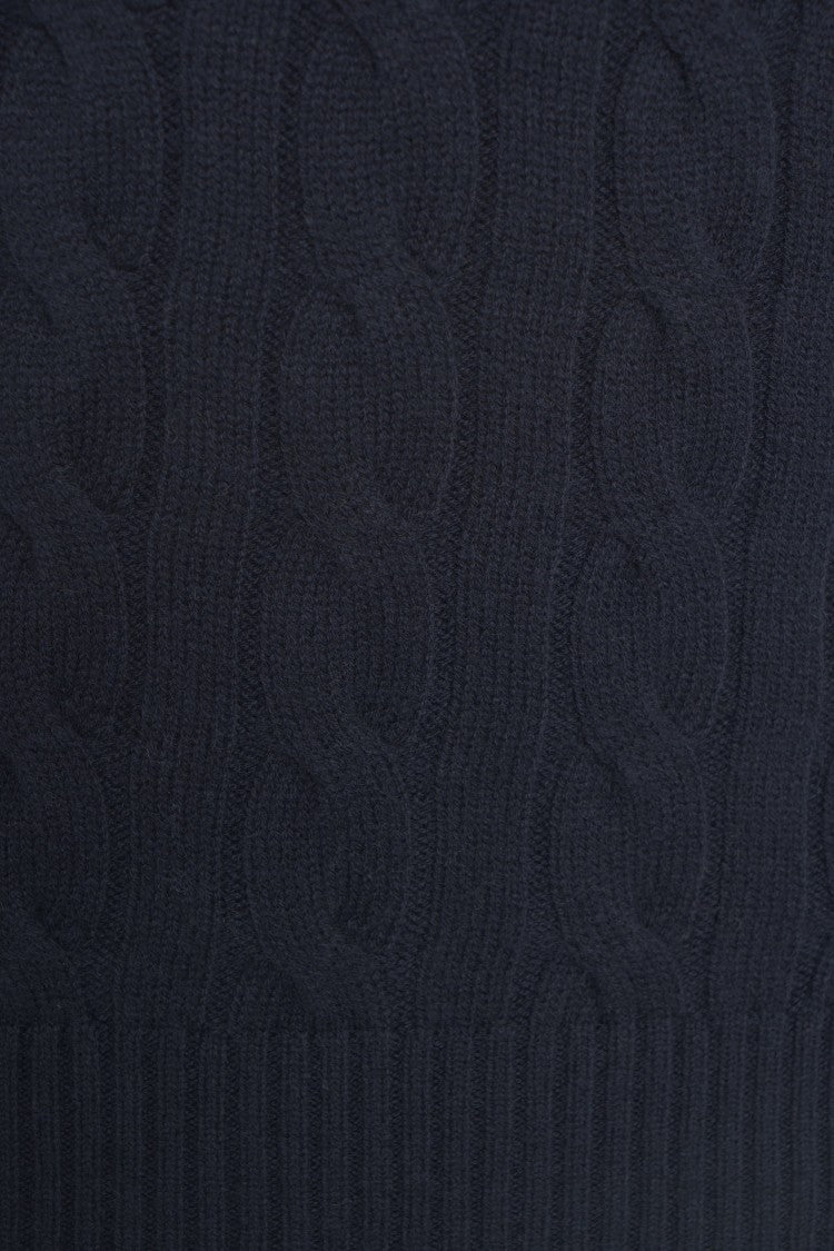 Kangra Turtleneck Sweater With Cable Knit Pattern