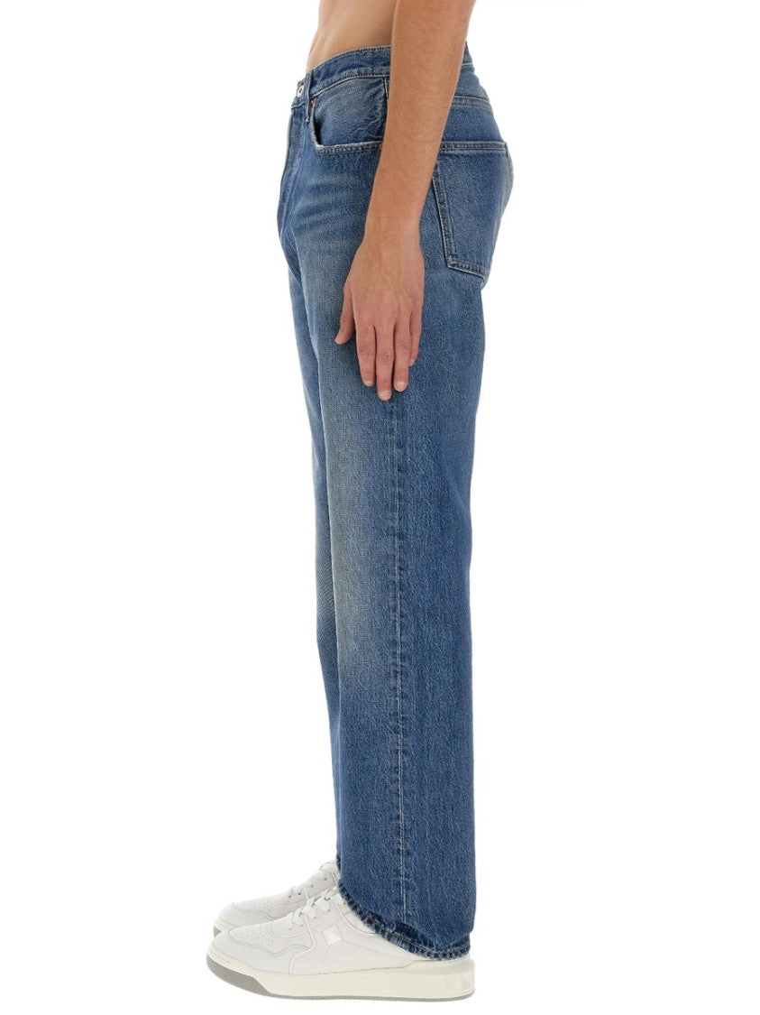 Valentino Classic Five-Pocket Denim Jeans With Logo Detail