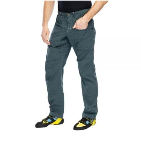 E9 Straight-Leg Denim Pants With Button Fly And Versatile Pockets