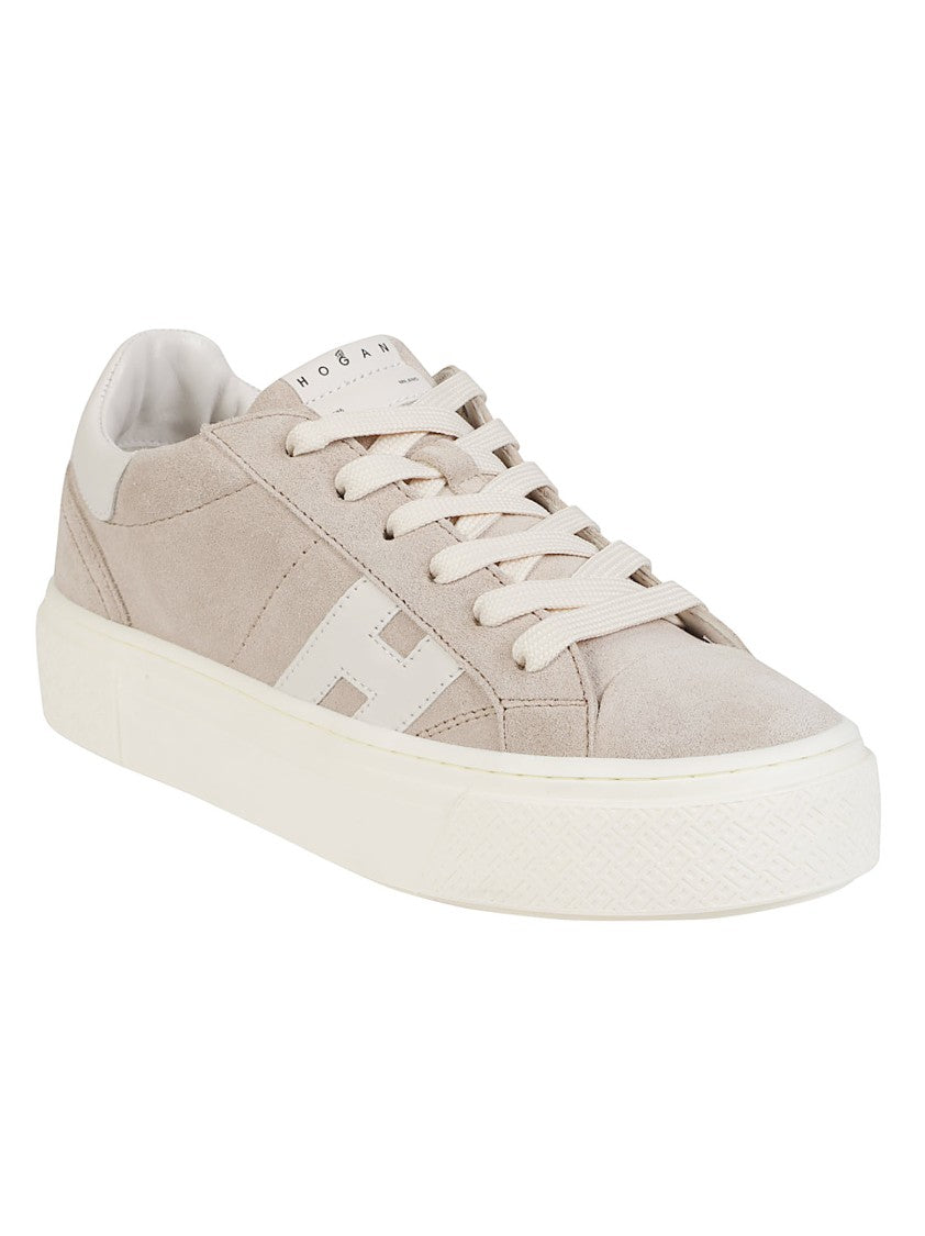 Hogan H705 Low Top Mutton Leather Sneakers