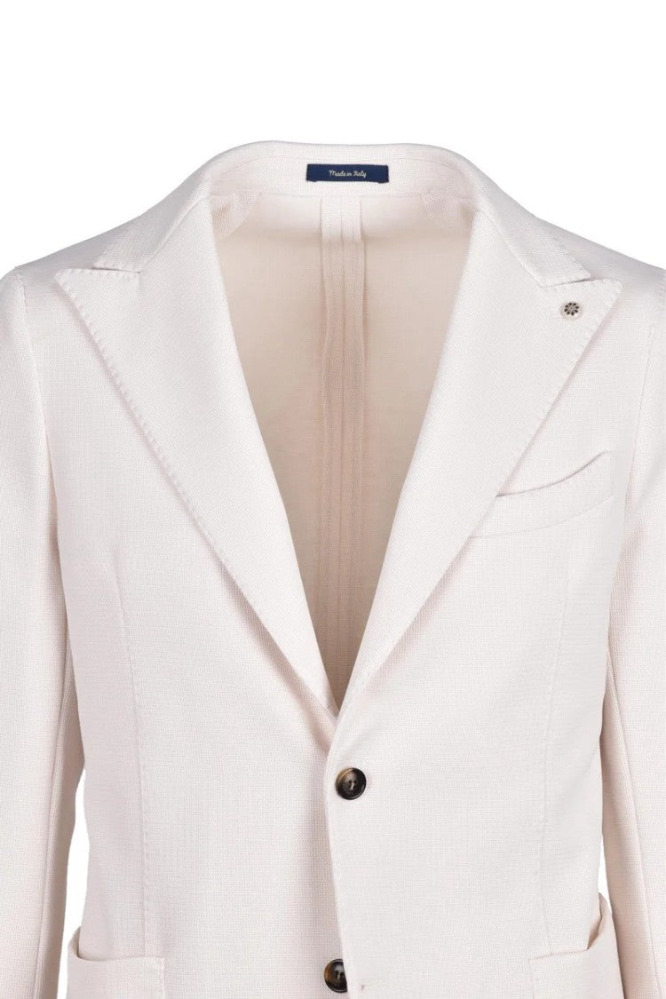Luca Bertelli Rounded Jacket - White