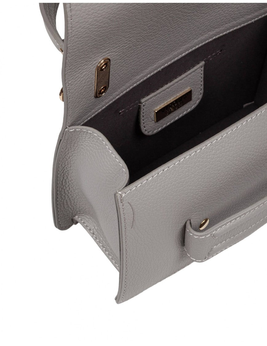 Visona ' Linda Pearl Color Leather Handbag