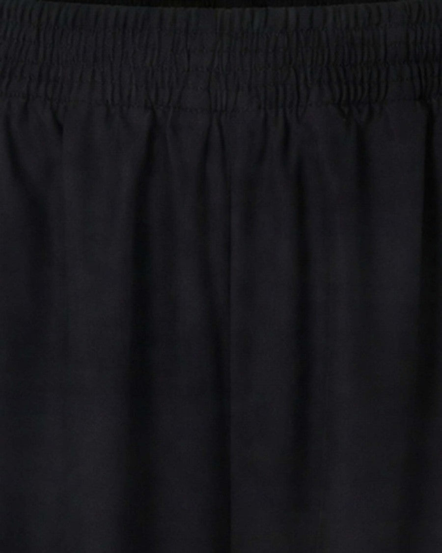 Fabiana Filippi Black High-Waisted Wide-Leg Wool-Blend Flannel Pants