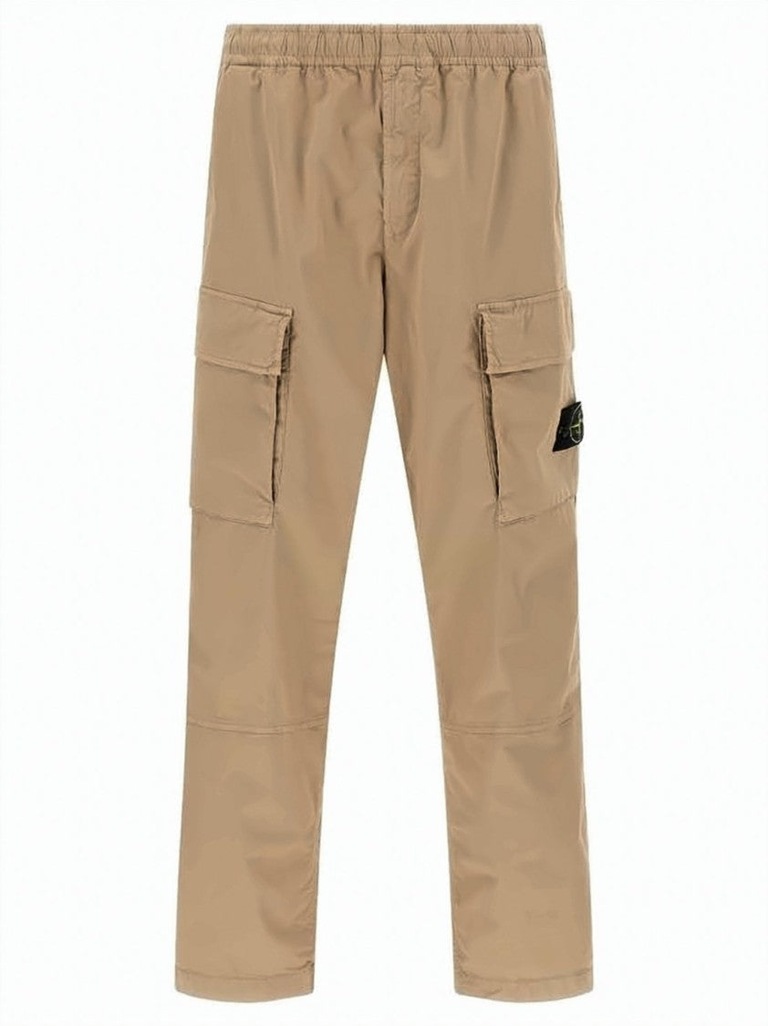Stone Island Stone Island Straight Cargo Pants With Relaxed Fit