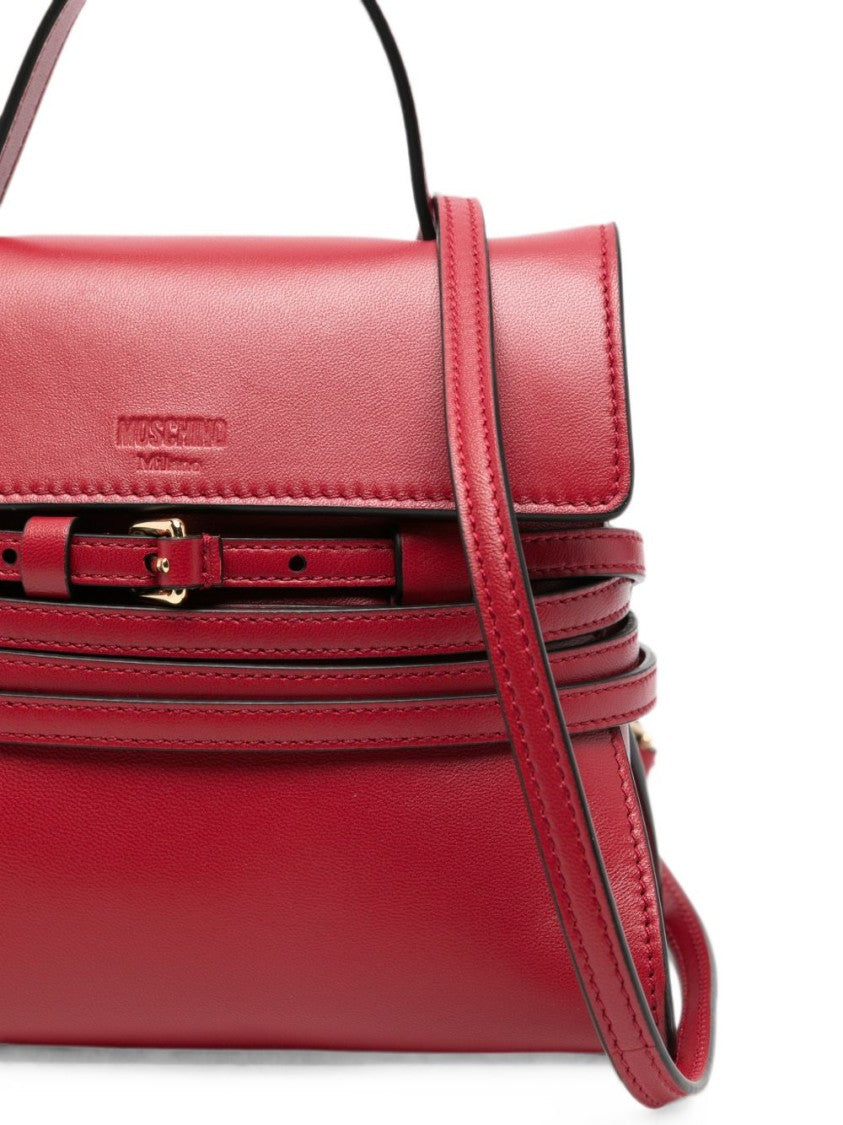 Moschino Structured Handbag With Adjustable Strap