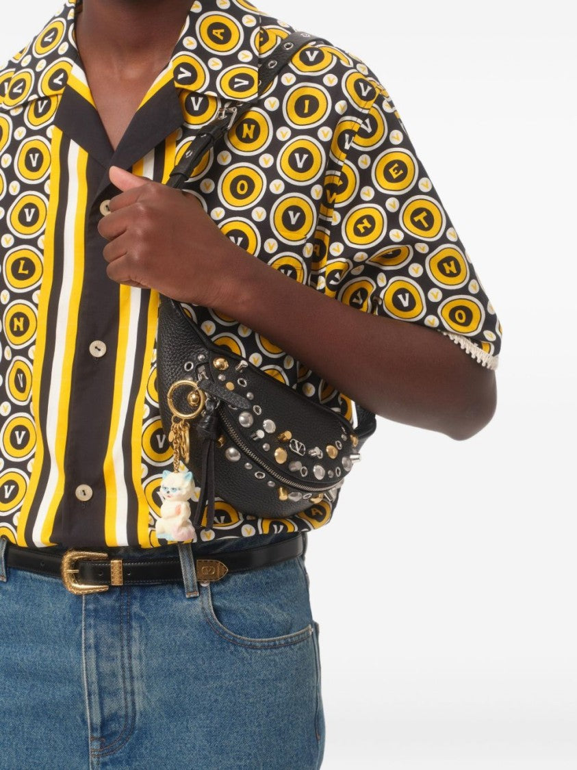 Valentino Garavani Bold Geometric Patterned Short-Sleeved Shirt