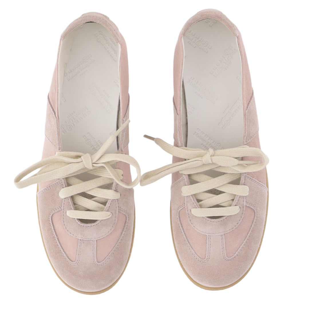 Maison Margiela Ballerina Flats With Round Toe And Front Lacing