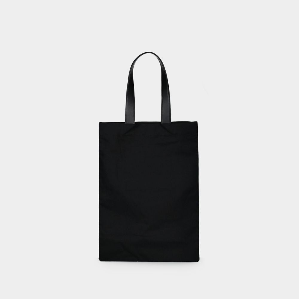 Jil Sander Book Tote Bag - Cotton - Black