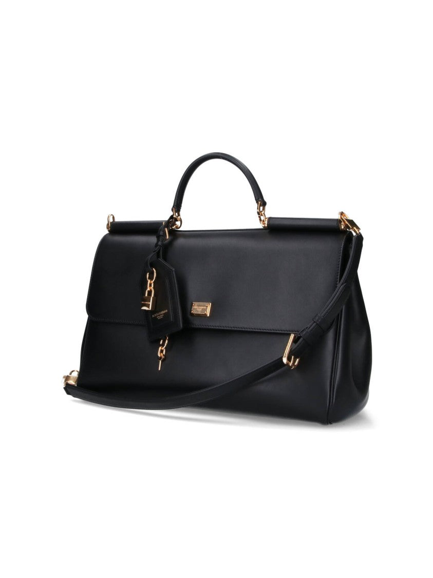 Dolce & Gabbana 'My Sicily' Large Handbag – Black