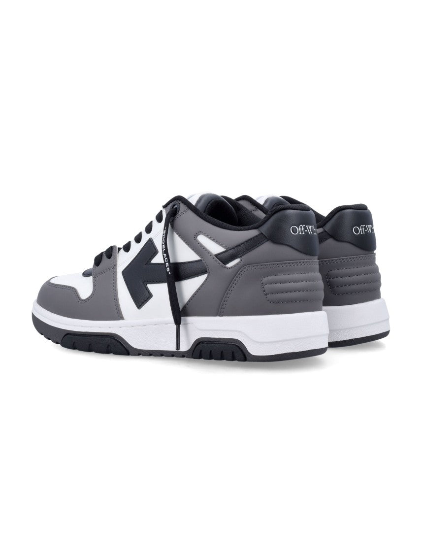 Off-White Grey Out Of Office Arrow Low-Top Sneakers