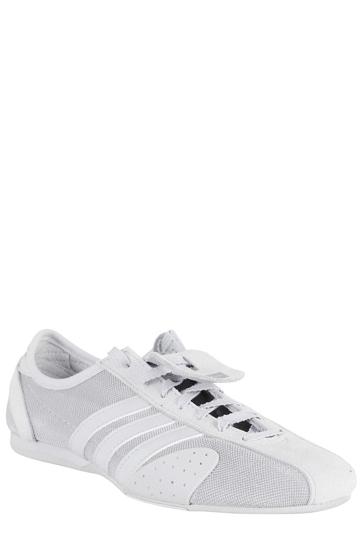 Adidas By Stella Mccartney Silver Spw Metallic Open-Mesh Suede-Inserts Polyester Sneakers
