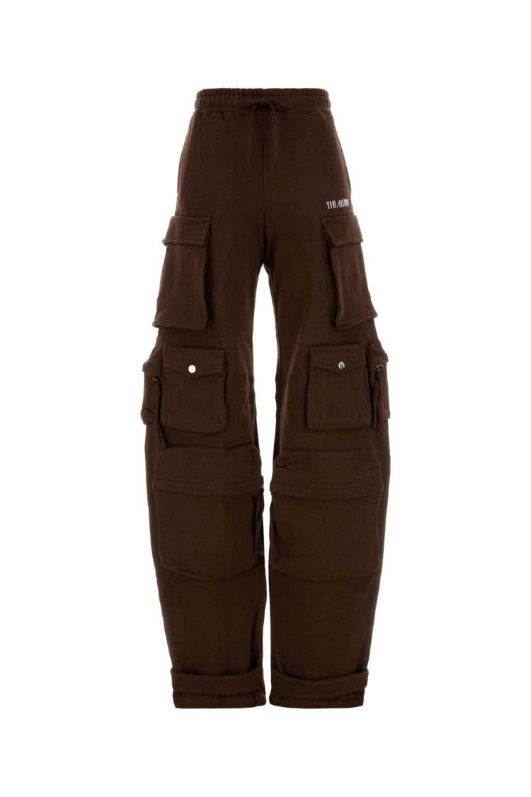 The Attico Brown Cotton Joggers