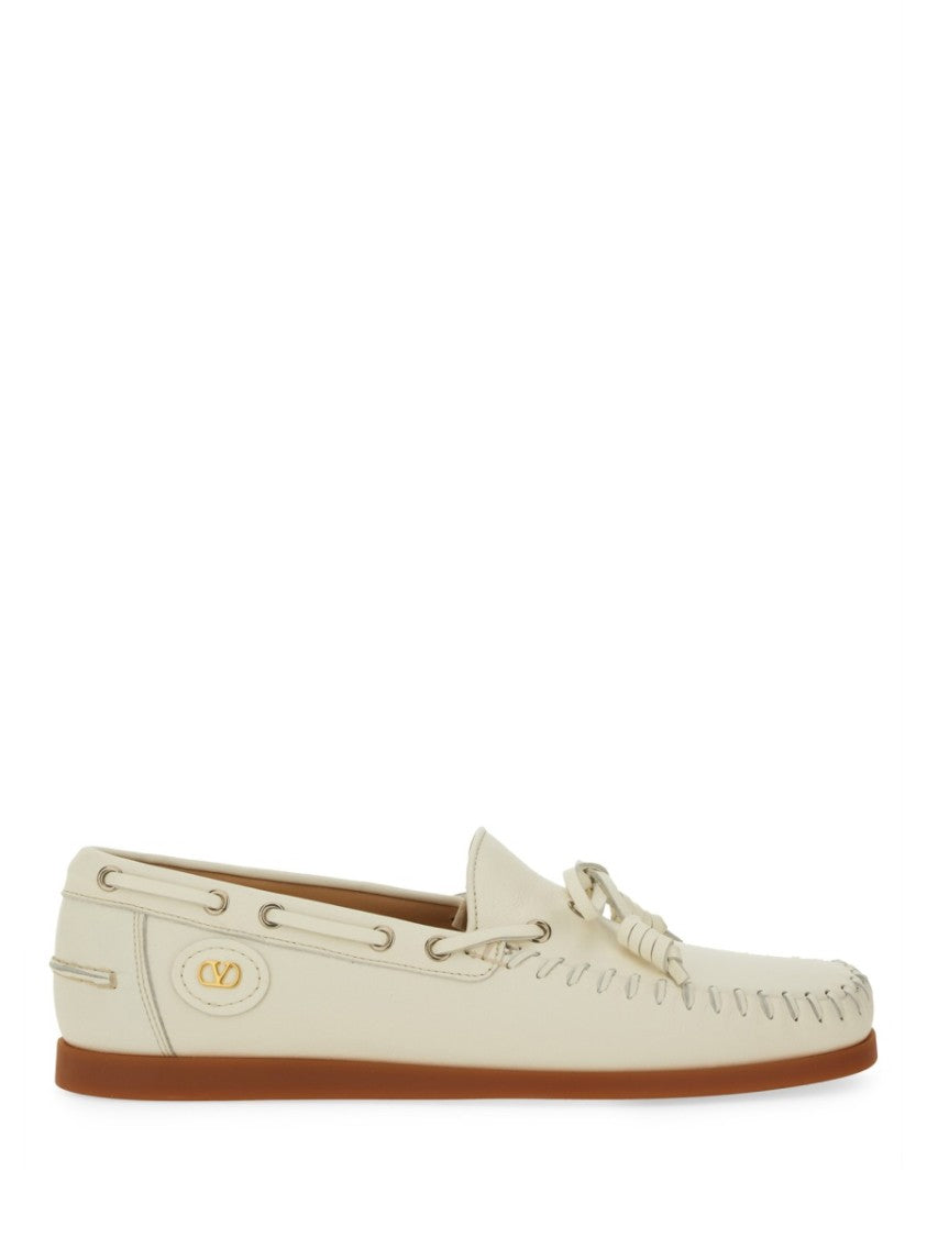 Valentino Garavani "Palm Avenue" Boat Moccasin