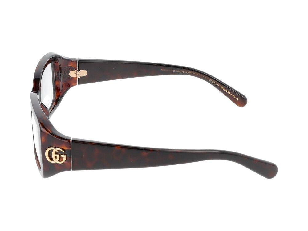 Gucci Eyeglasses Gg1406o 002 Havana Havana Transparent 53/16/130