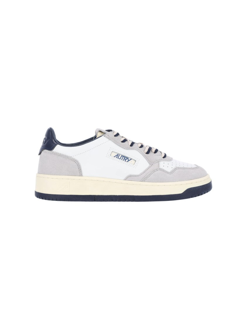 Autry Low-Top Sneakers With Suede And Smooth Paneling