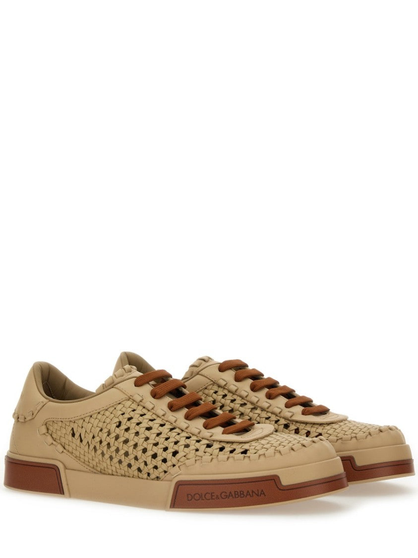 Dolce & Gabbana Woven Portofino Sneaker