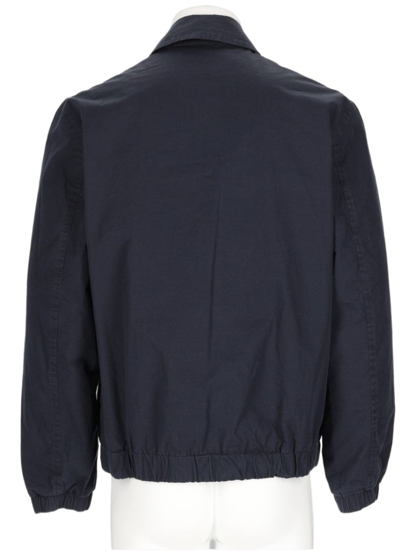 A.P.C. William Minimalist Blue Organic Cotton Jacket