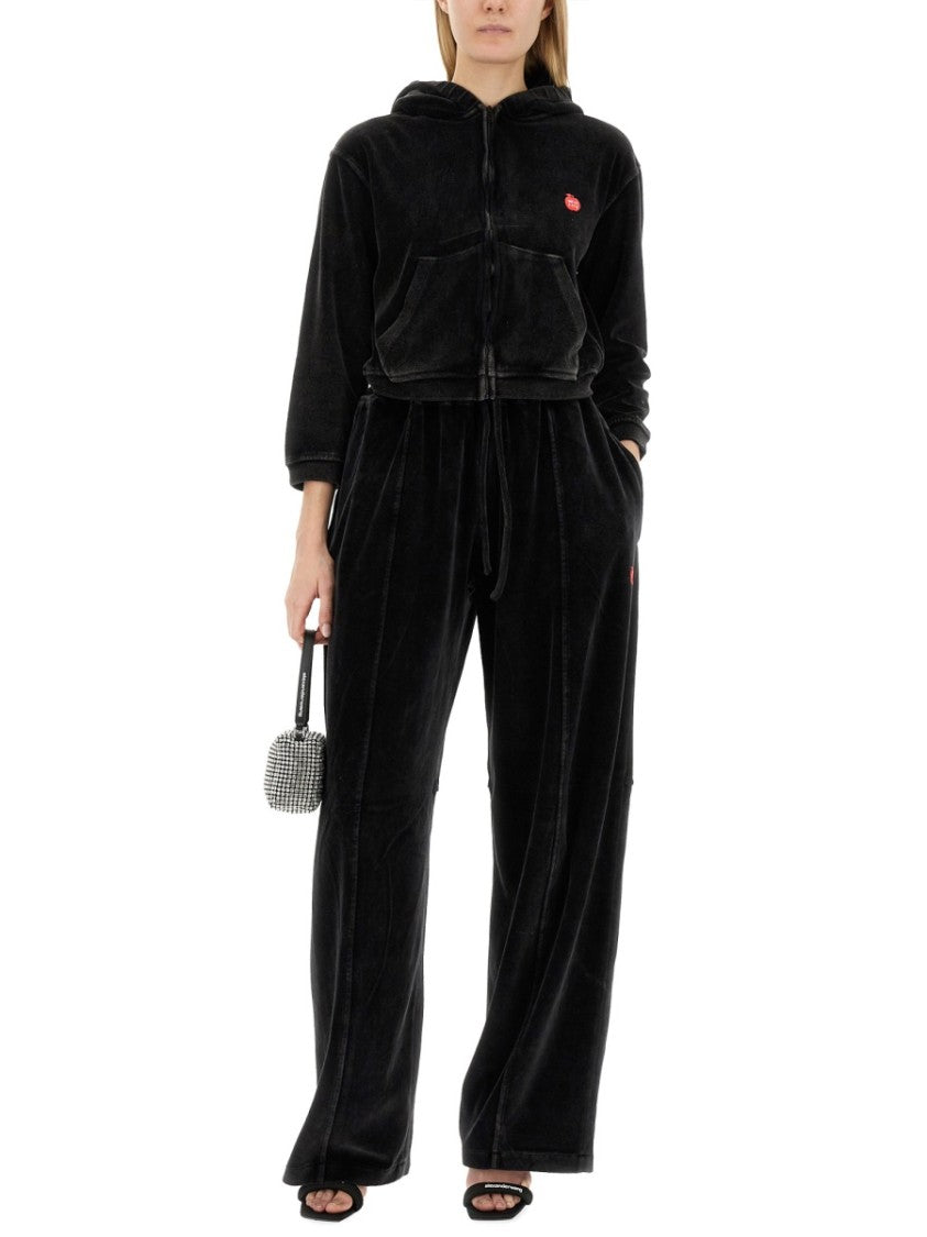 T By Alexander Wang Velour Sweatshirt