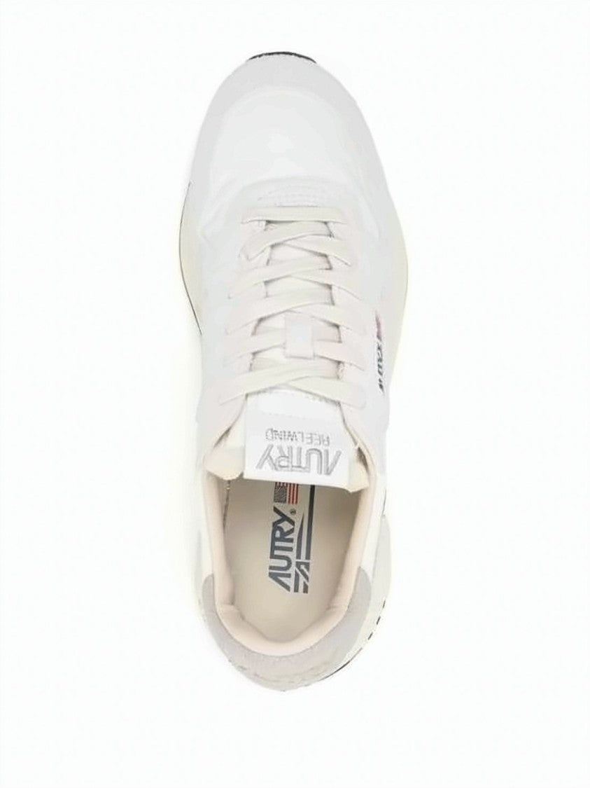 Autry Textured Suede And Nylon Low-Top Sneakers